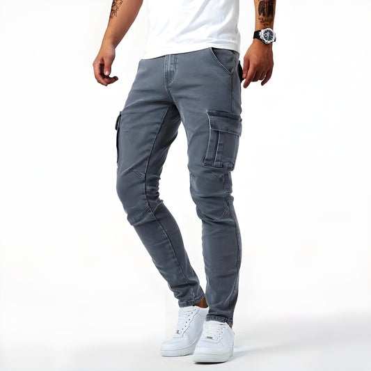 HADRIEN | Stretch Denim Cargobyxa 1+1