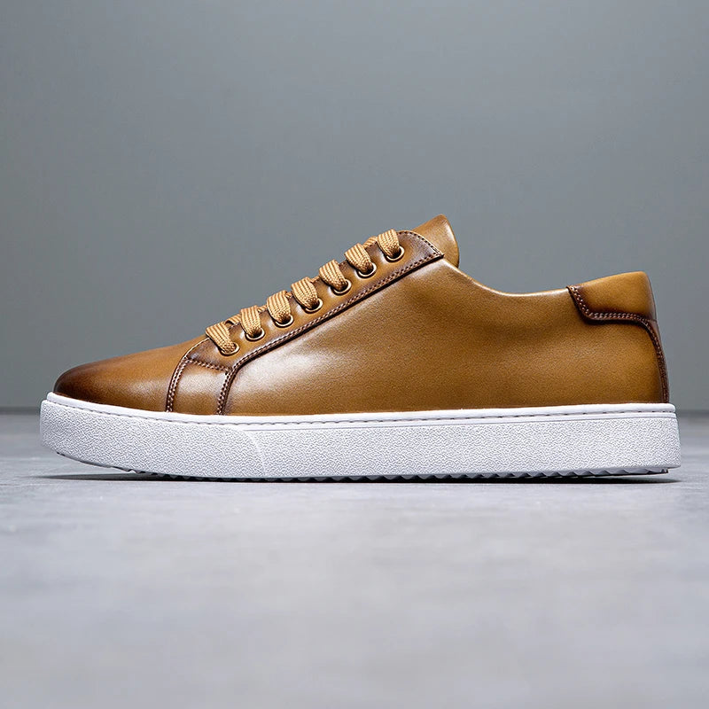 OSCAR | Lyxig Läder Sneakers