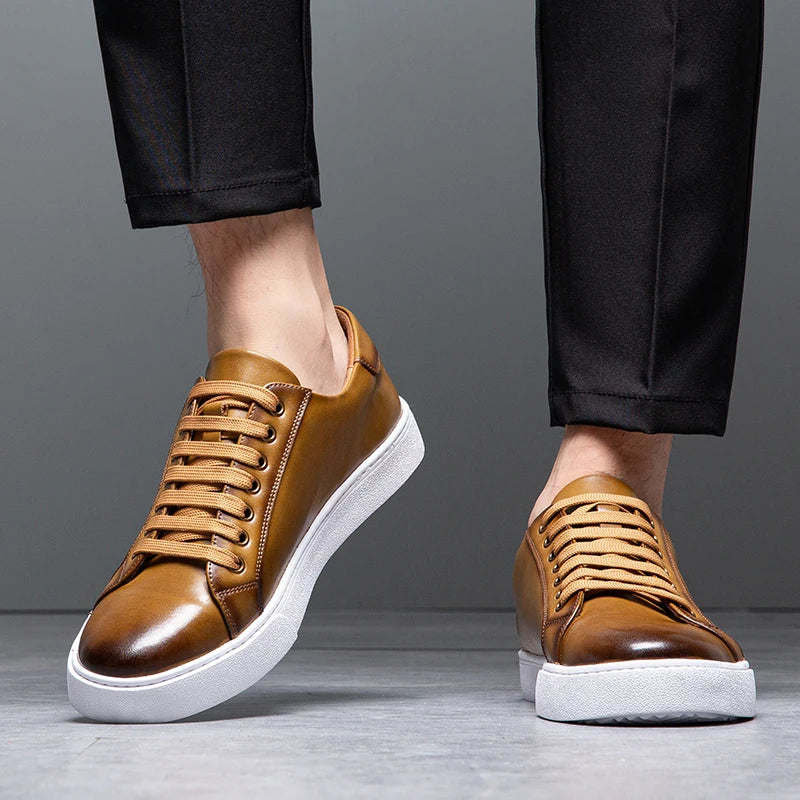 OSCAR | Lyxig Läder Sneakers