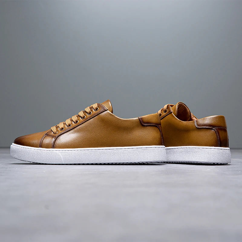 OSCAR | Lyxig Läder Sneakers