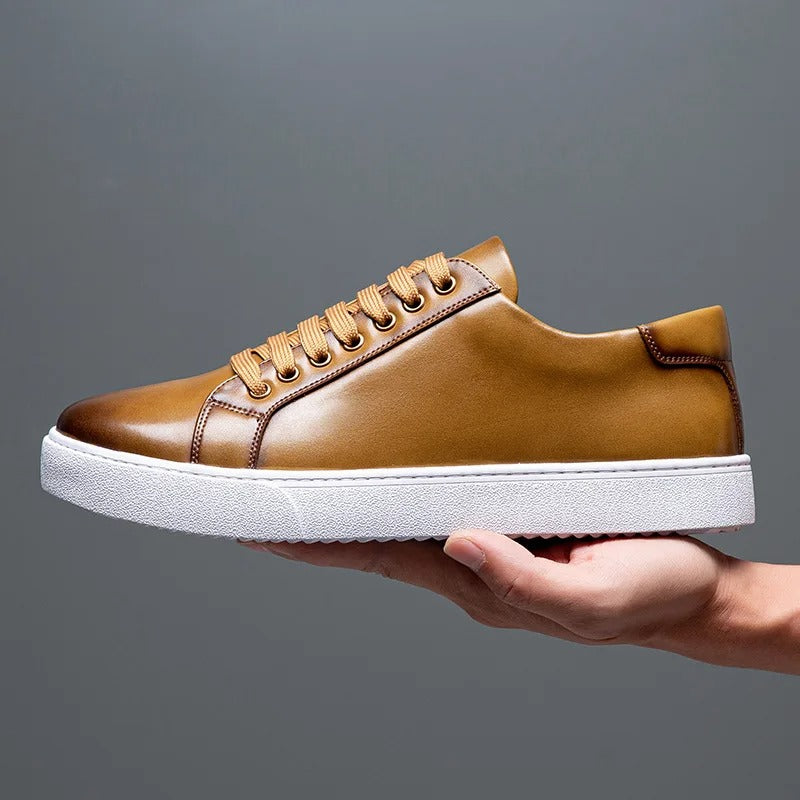 OSCAR | Lyxig Läder Sneakers