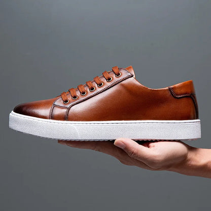 OSCAR | Lyxig Läder Sneakers